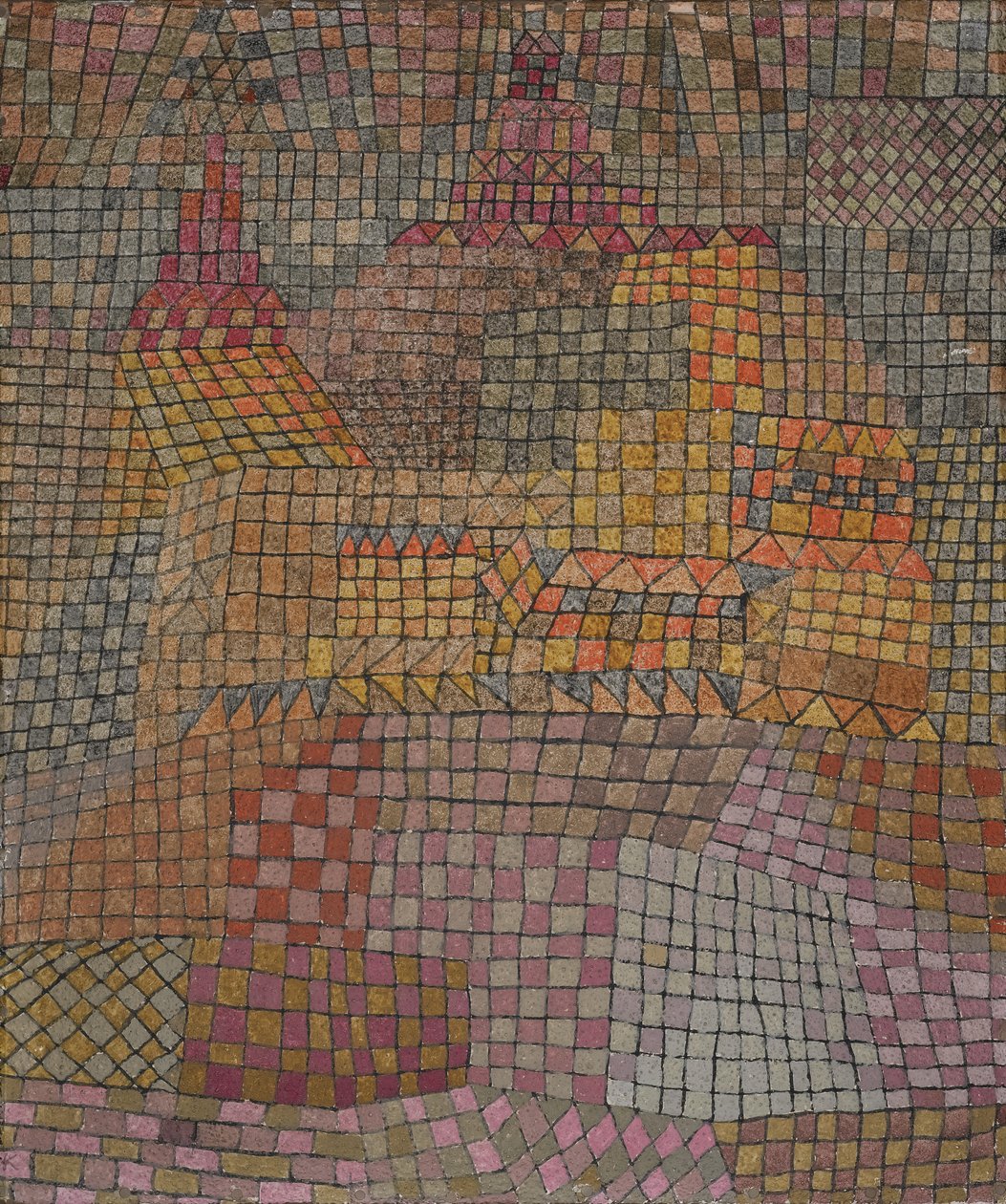 Kasaba Kalesi Kr.. by Paul Klee