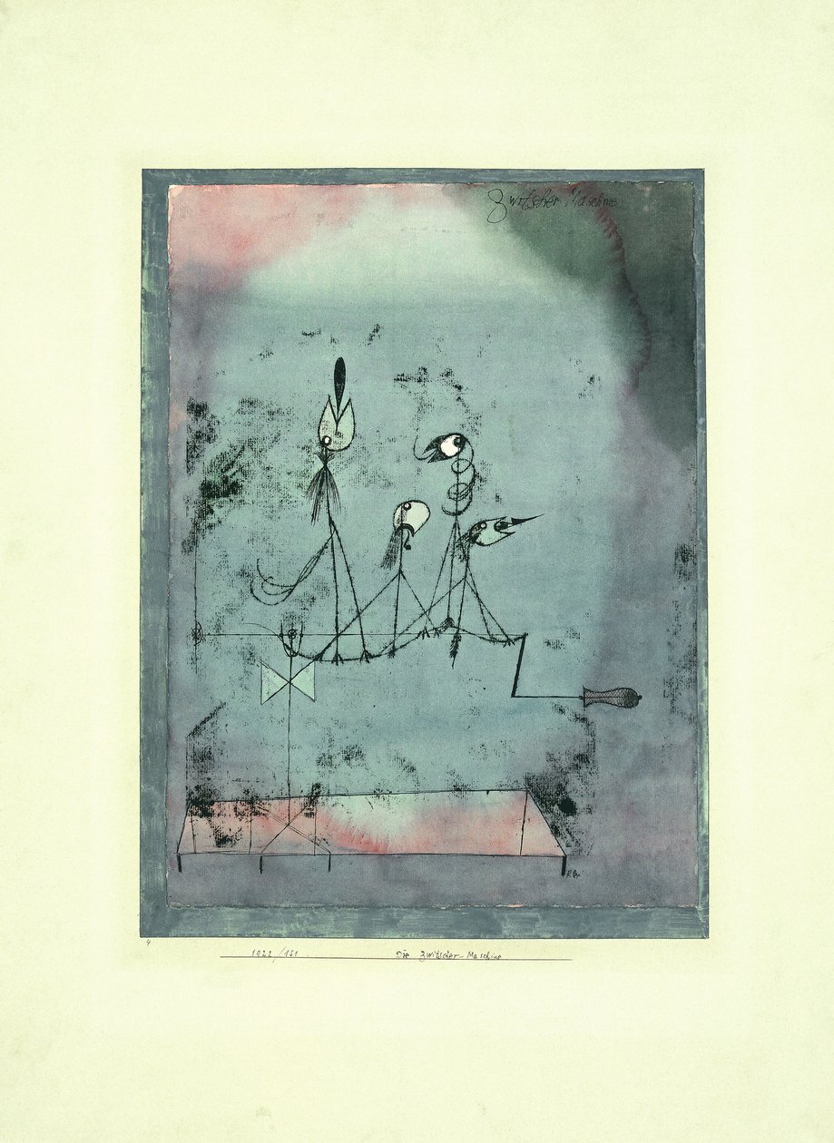Twitter Makinesi by Paul Klee