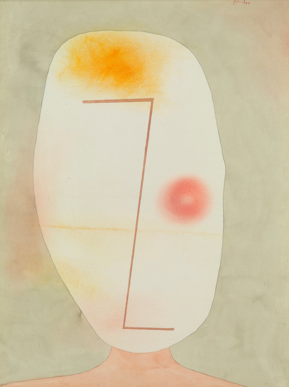 İsimsiz (Kopf) by Paul Klee