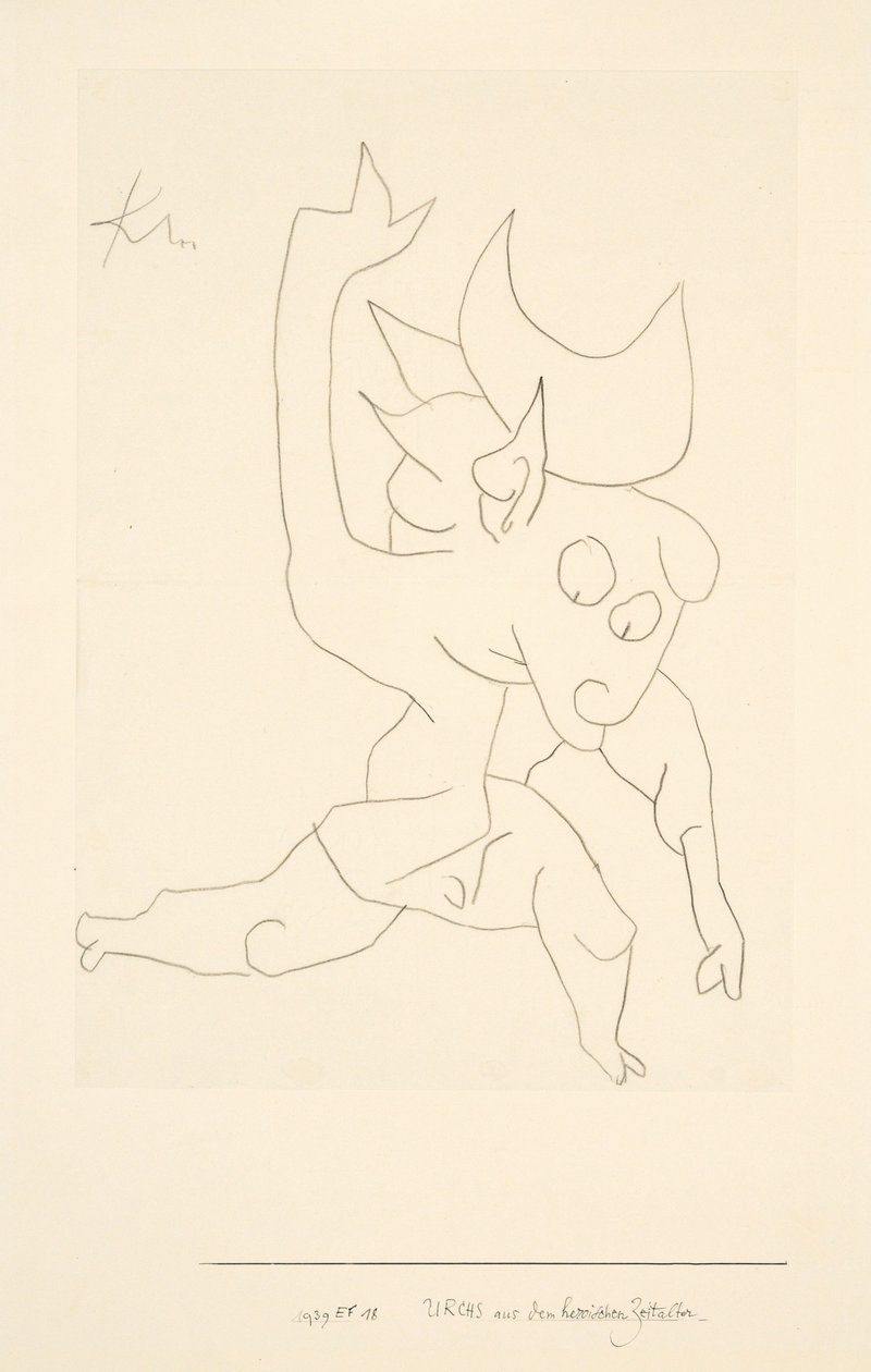Kahramanlık Çağından Gelen Urchs, 1939. by Paul Klee
