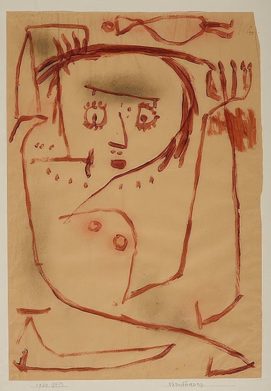 Bir önsezi. 1939 by Paul Klee