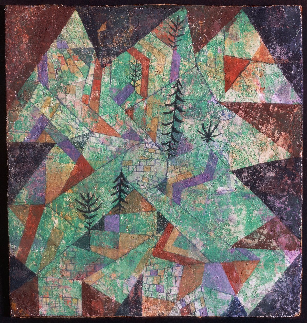 orman inşaatı by Paul Klee