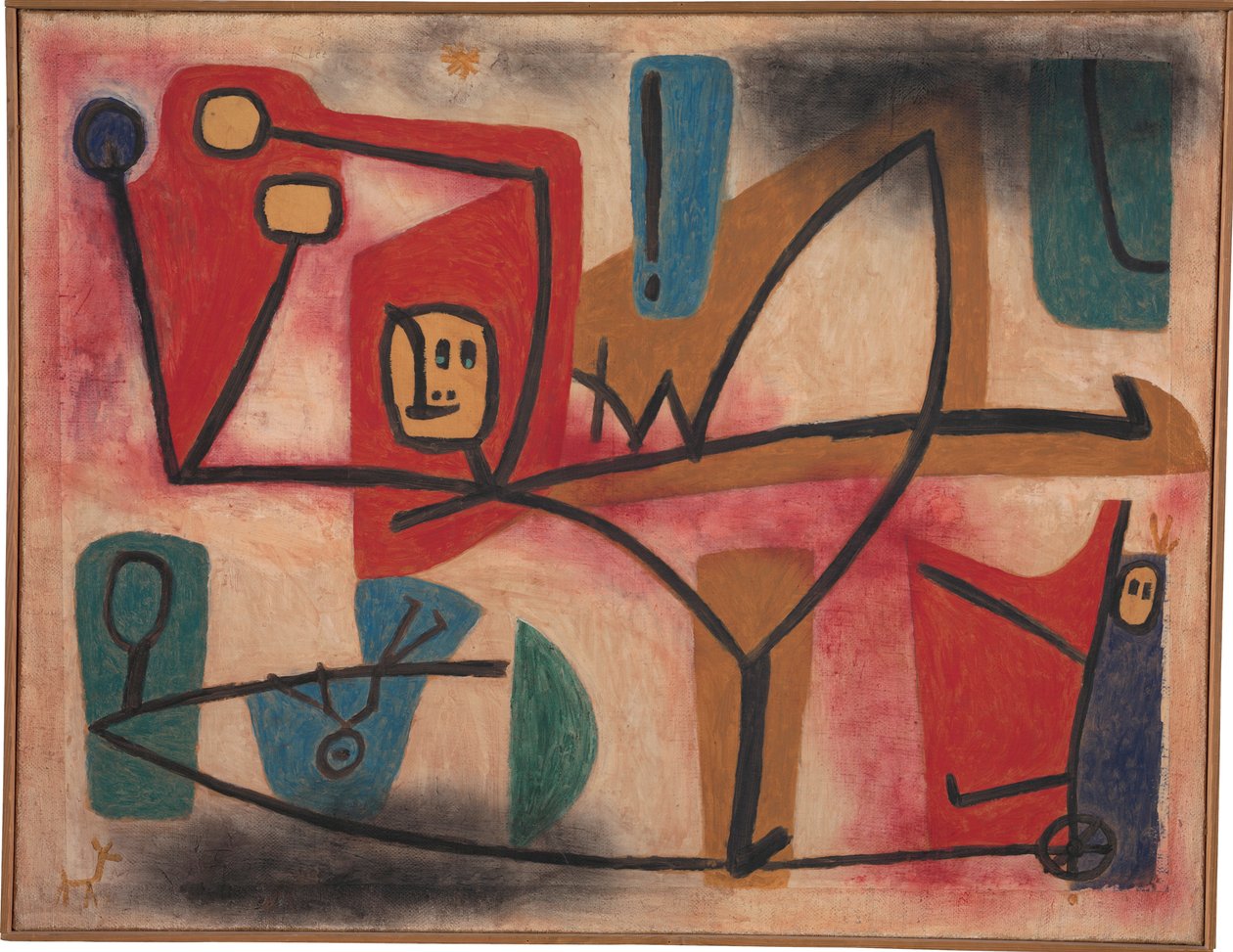 Kendini beğenmişlik coşkusu, 1939. by Paul Klee