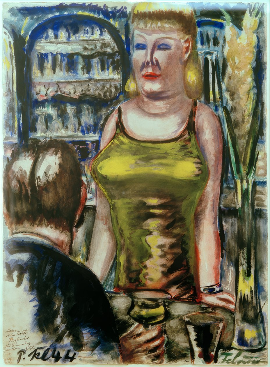 Bay ile sarı barmen by Paul Kleinschmidt