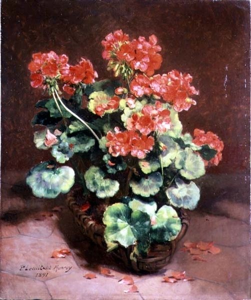 Sepetteki Çiçekler by Paul Lecuit Monroy