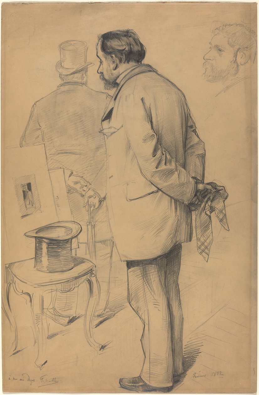 Edgar Degas by Paul Mathey