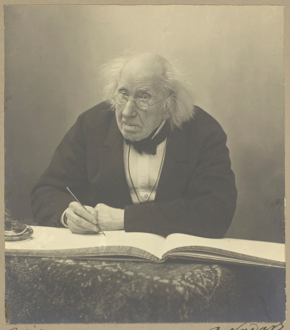 Marie-Eugene Chevreul, 1886. by Paul Nadar