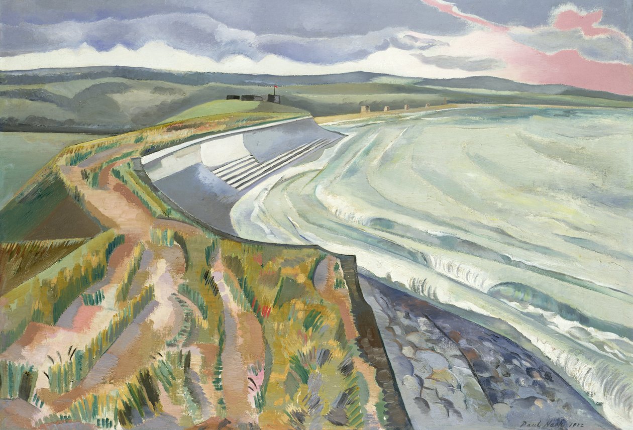 Denize Karşı Duvar by Paul Nash