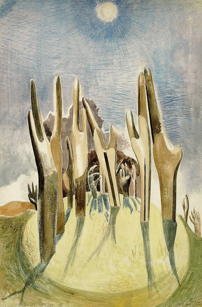 Tepedeki Ahşap by Paul Nash