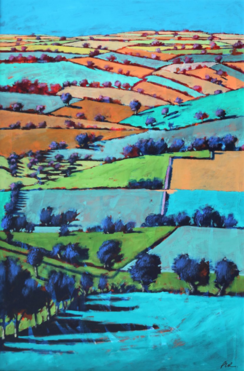 Rodge Hill (gemide akrilik) by Paul Powis