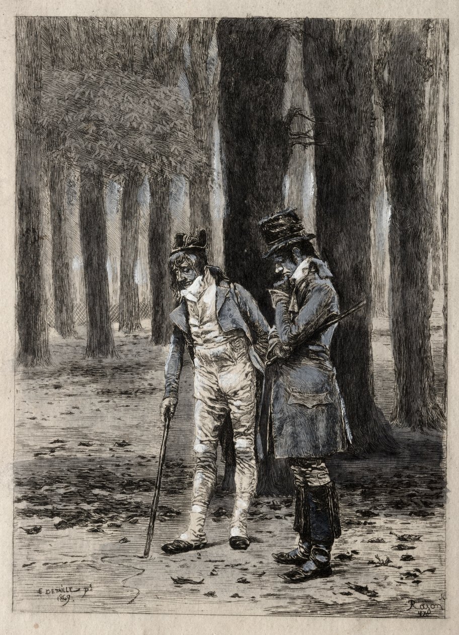 İki Figürün İncelenmesi by Paul Rajon
