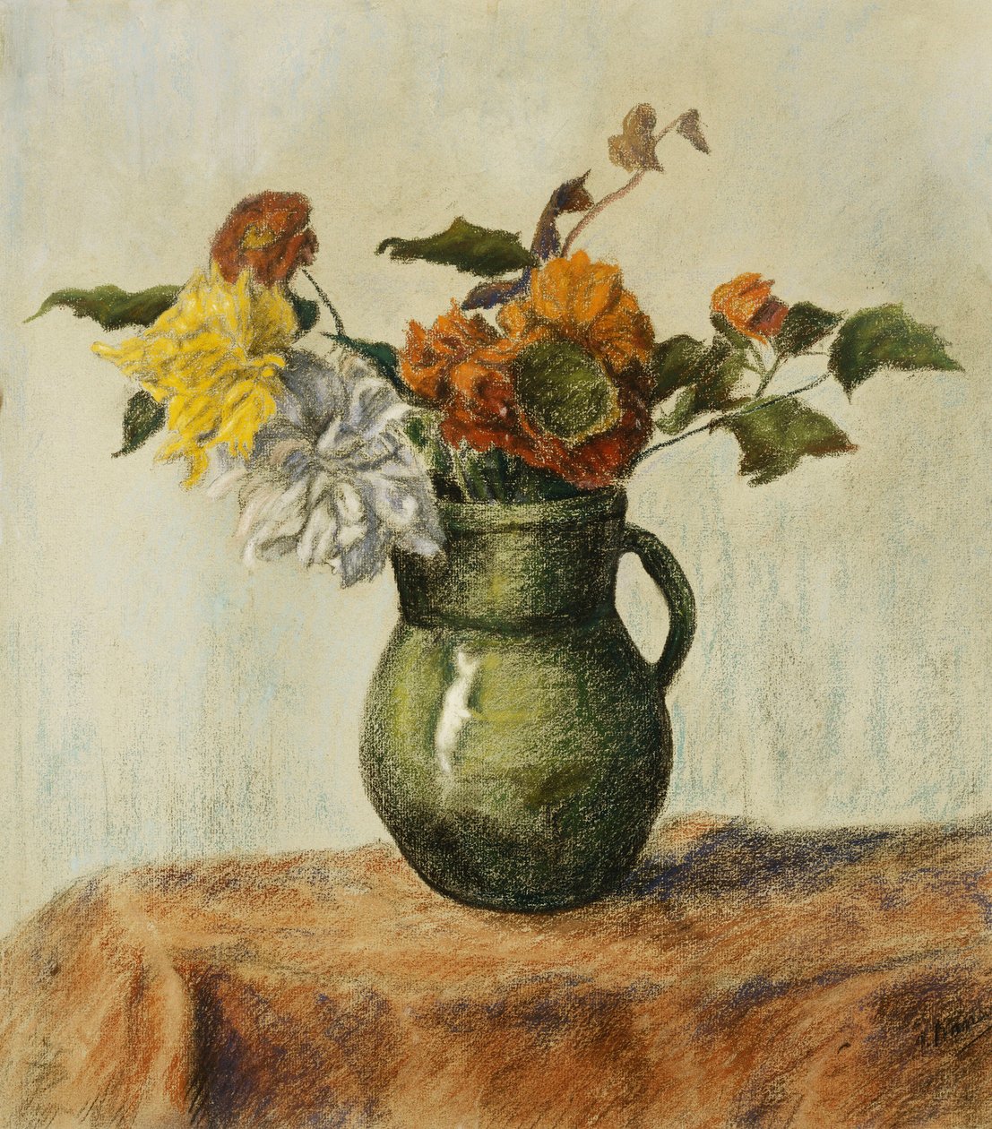 Çiçek vazosu; Çiçek Vazosu, c.1900 by Paul Elie Ranson