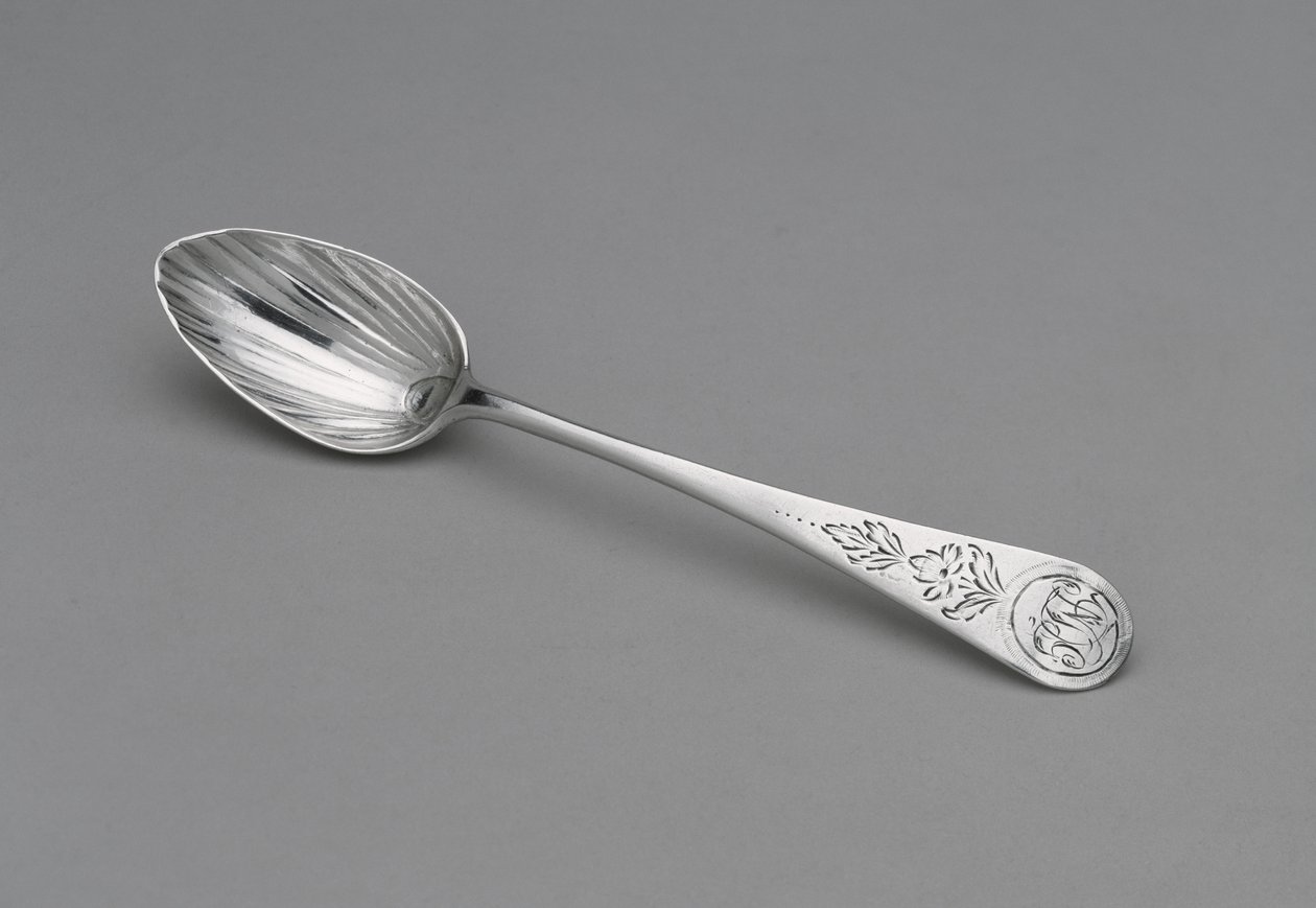 Çay kaşığı, ç. 1796-1805 (gümüş) by Paul Revere