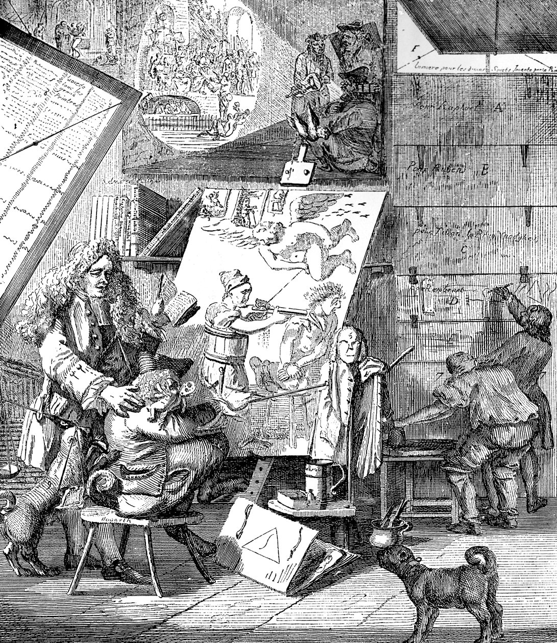 Burlesque üzerine Burlesque, 1753. by Paul Sandby