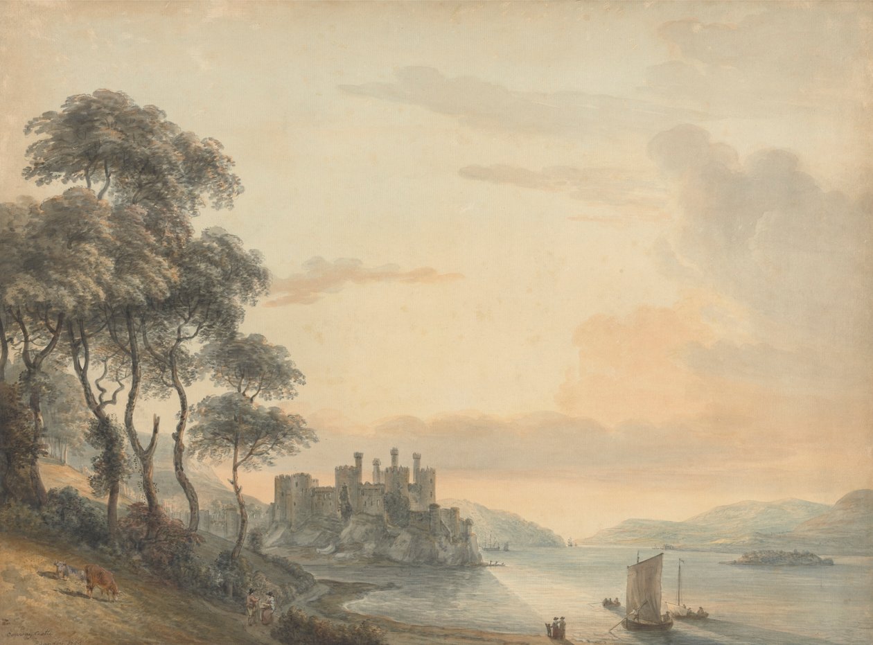 Conway Kalesi by Paul Sandby