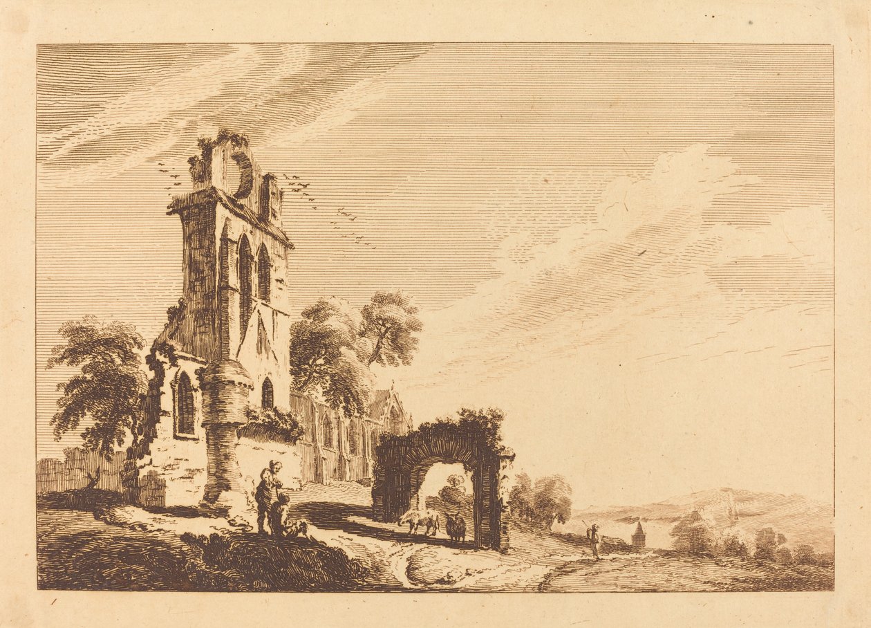 harap manastır by Paul Sandby