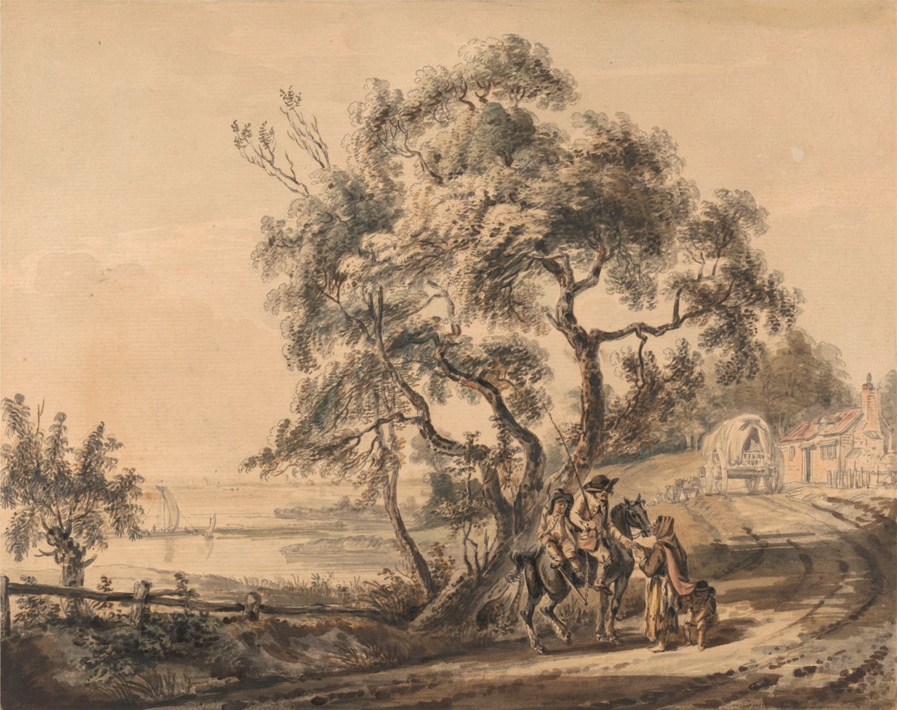 Çingene Falcı by Paul Sandby