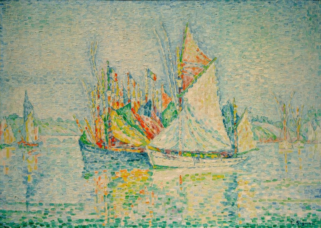 Concarneau, (Liman) by Paul Signac