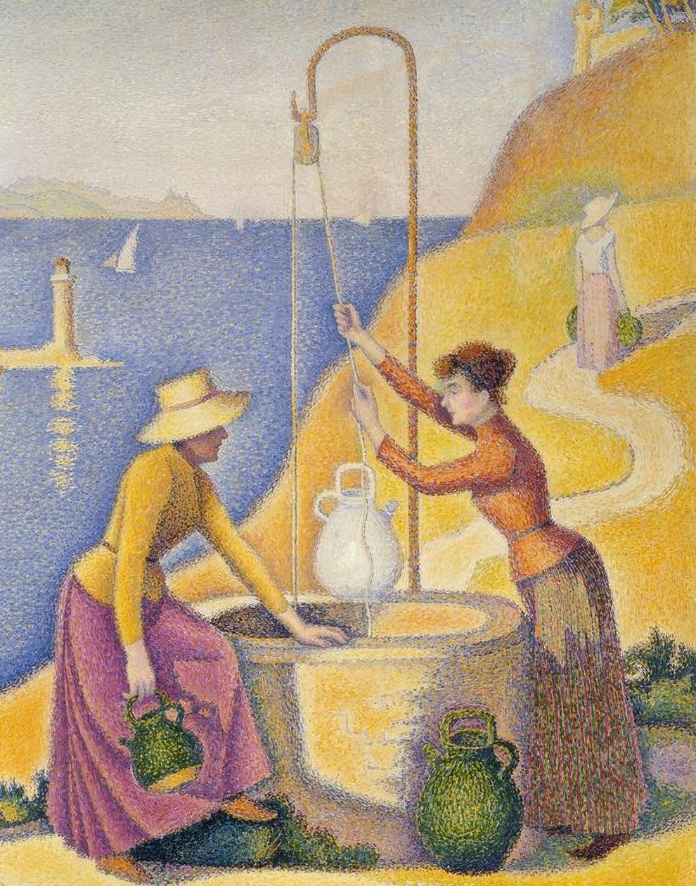Kuyudaki Kadınlar (Opus 238) by Paul Signac