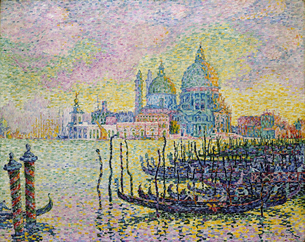 Büyük Kanal Venedik, 1905. by Paul Signac