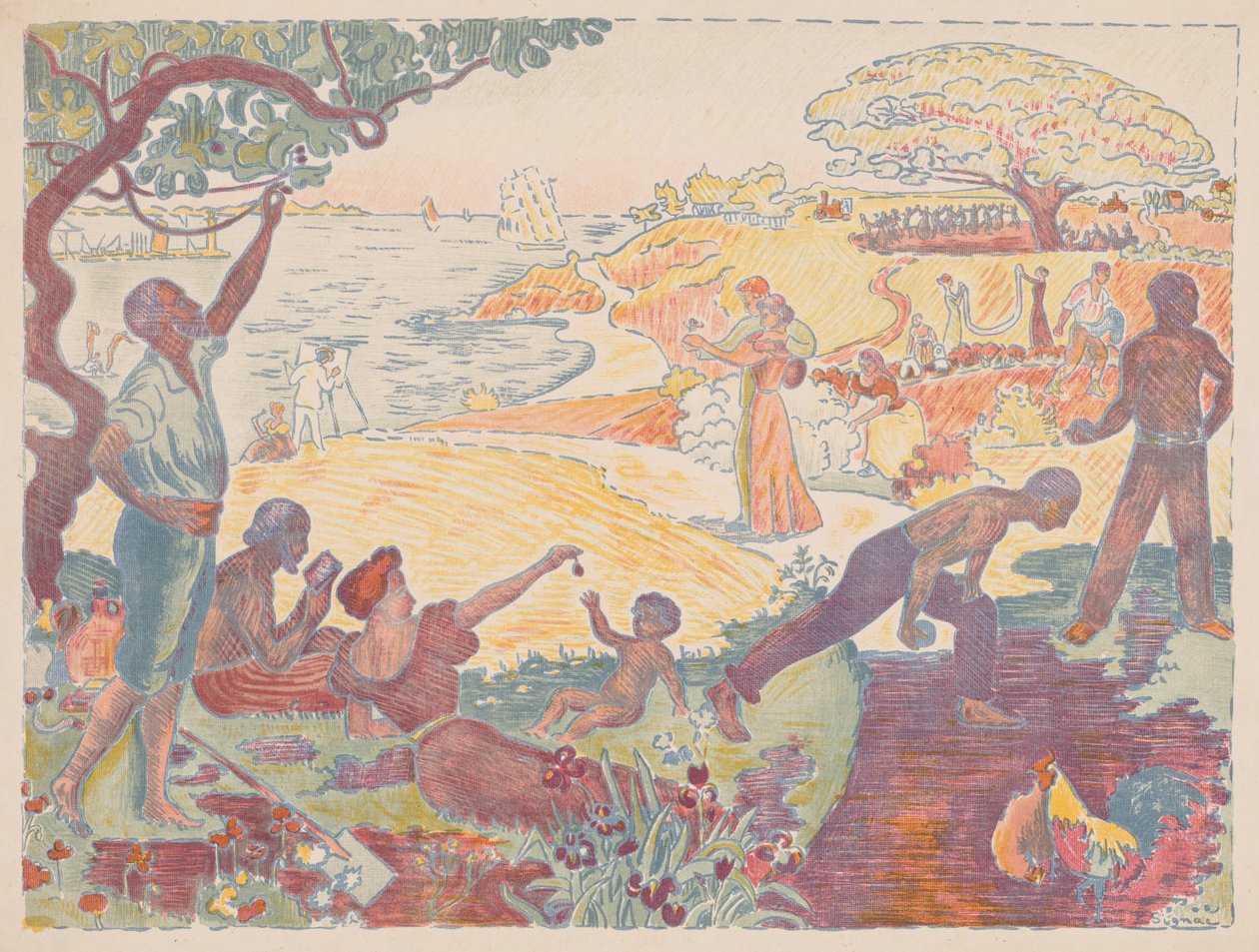 Uyumlu Zamanlar, 1895-1896. by Paul Signac