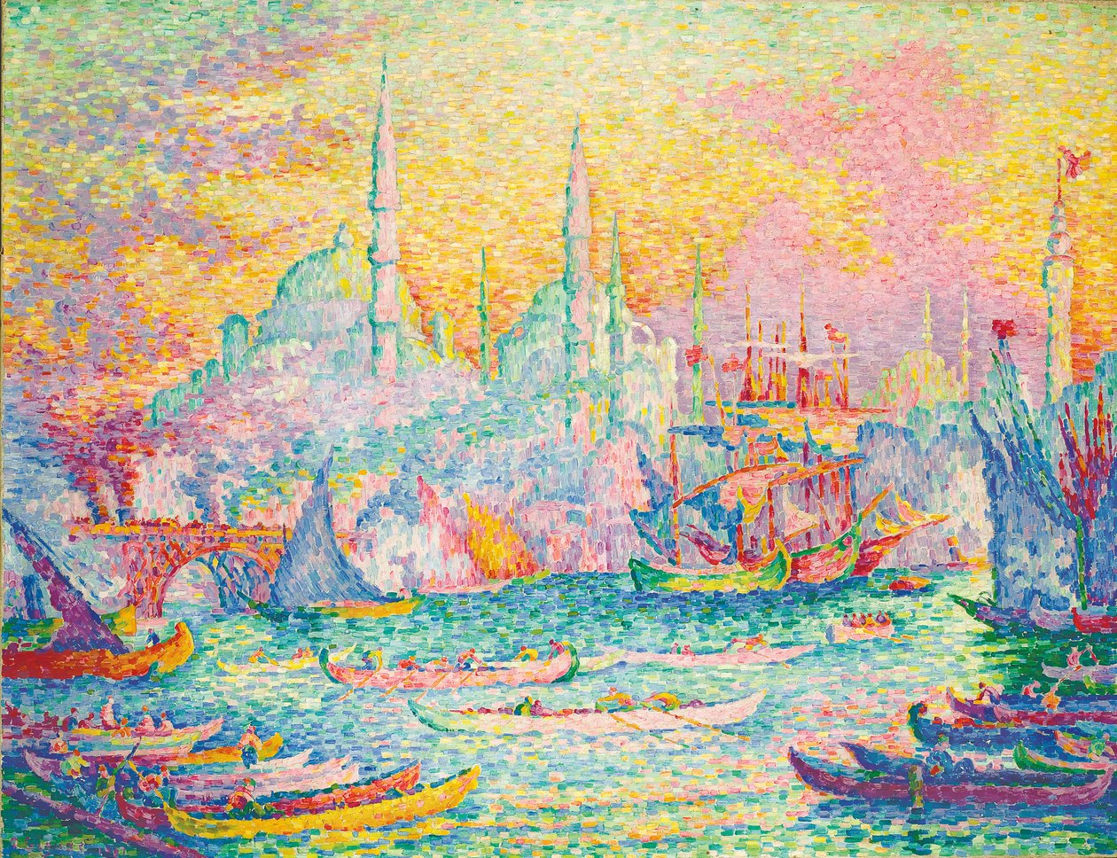La Corne d"Veya by Paul Signac