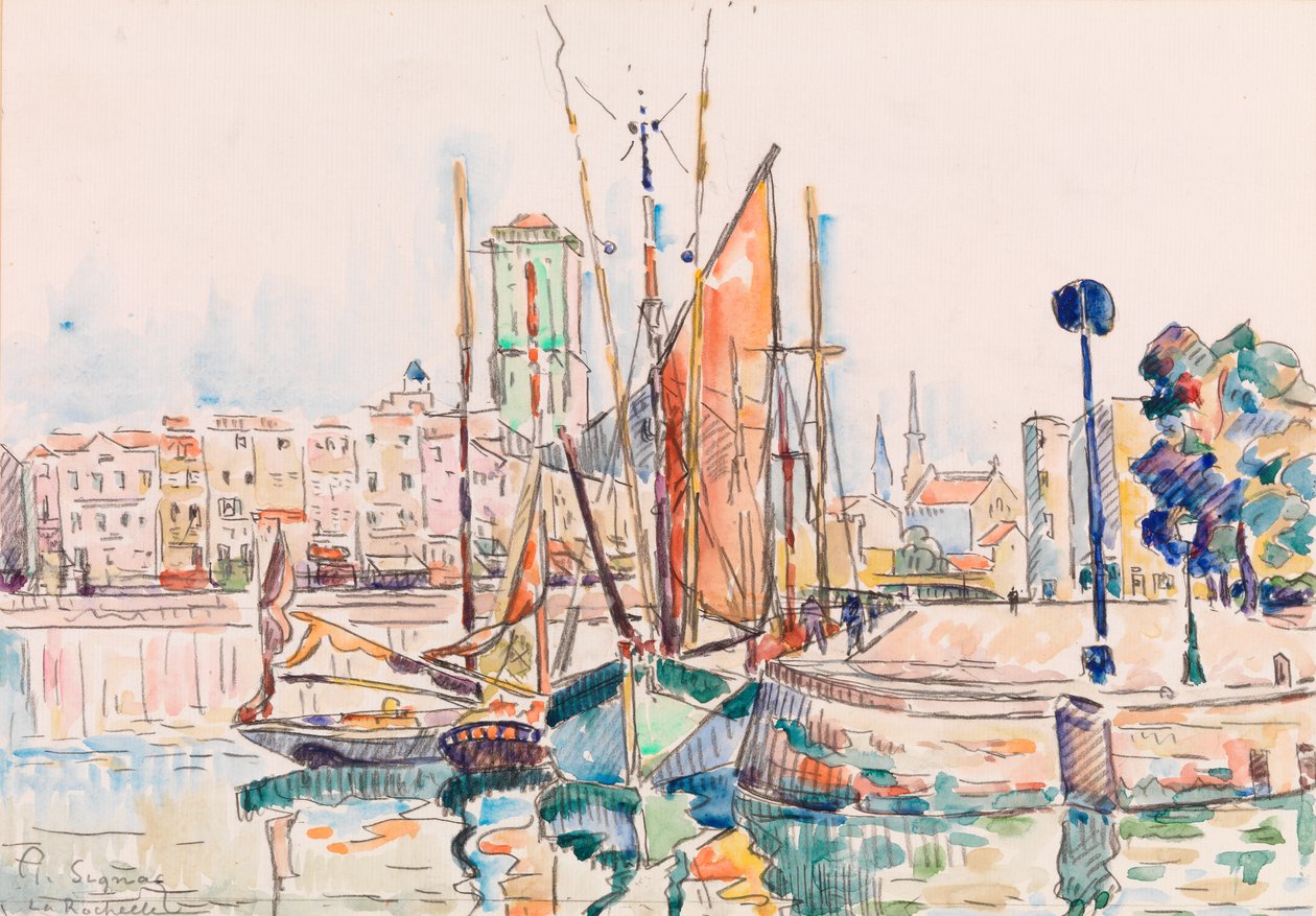 La Rochelle by Paul Signac