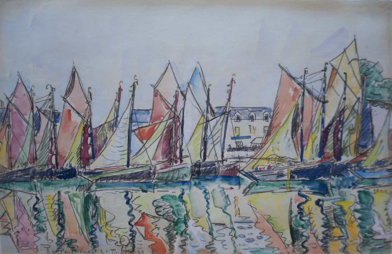 Pouliguen, 1929 by Paul Signac