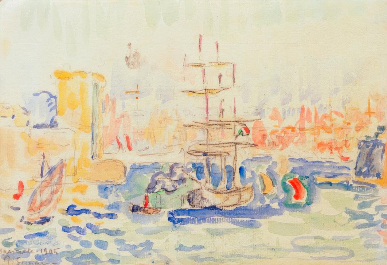 Marsilya by Paul Signac