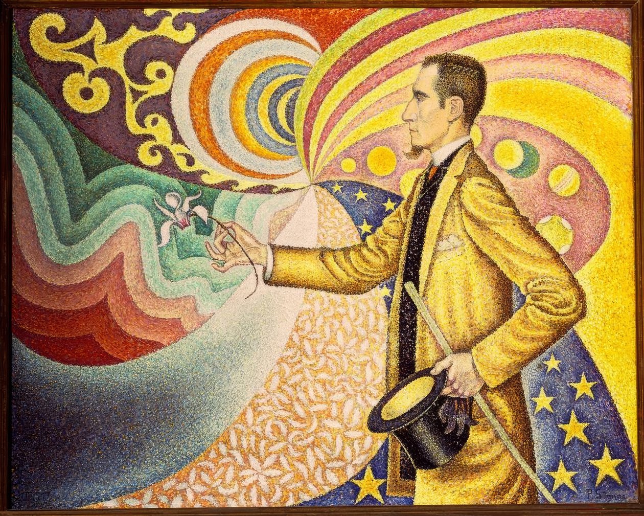 Portre Felix Feneon by Paul Signac