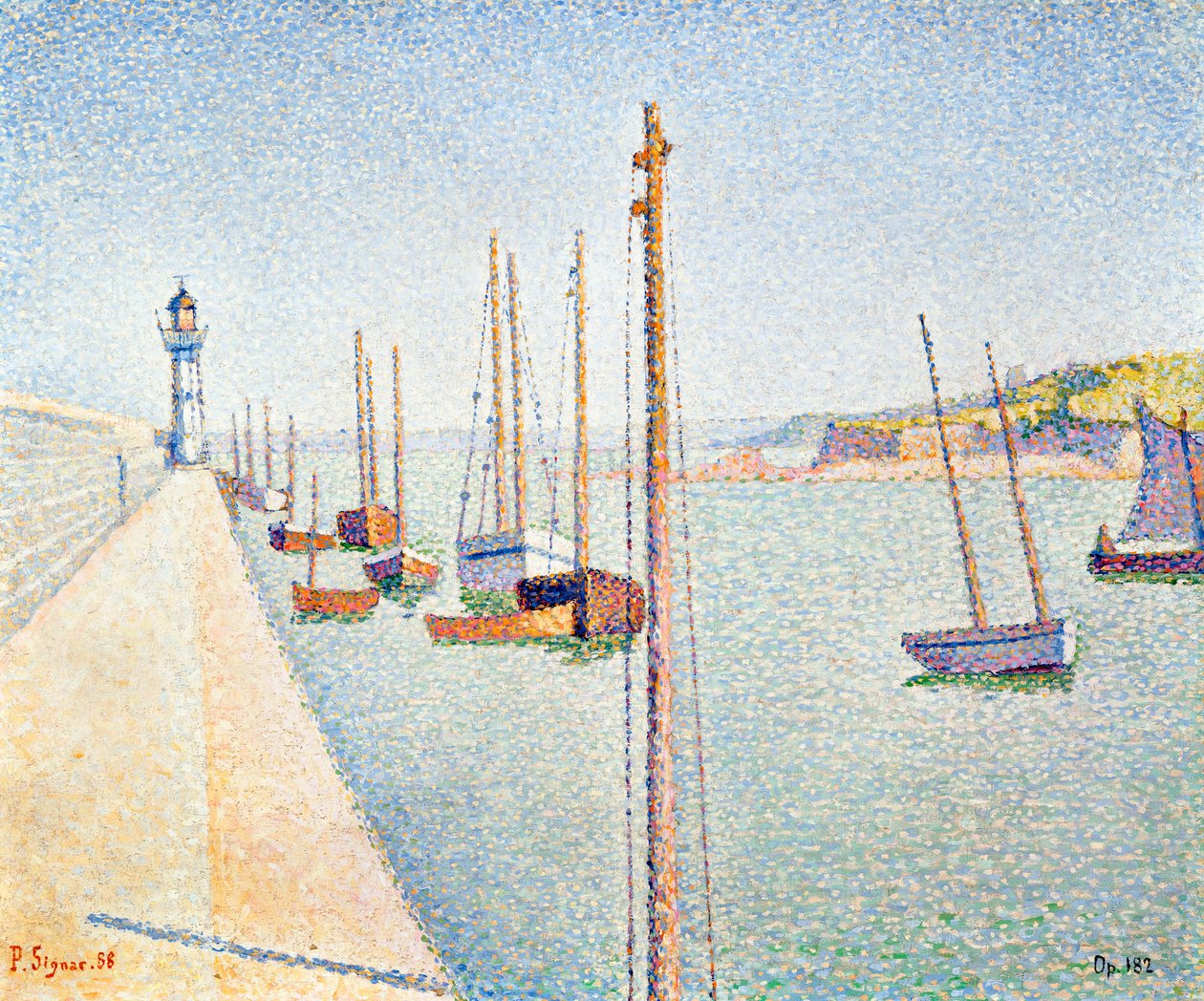 Portrieux, Britanya, 1888 by Paul Signac