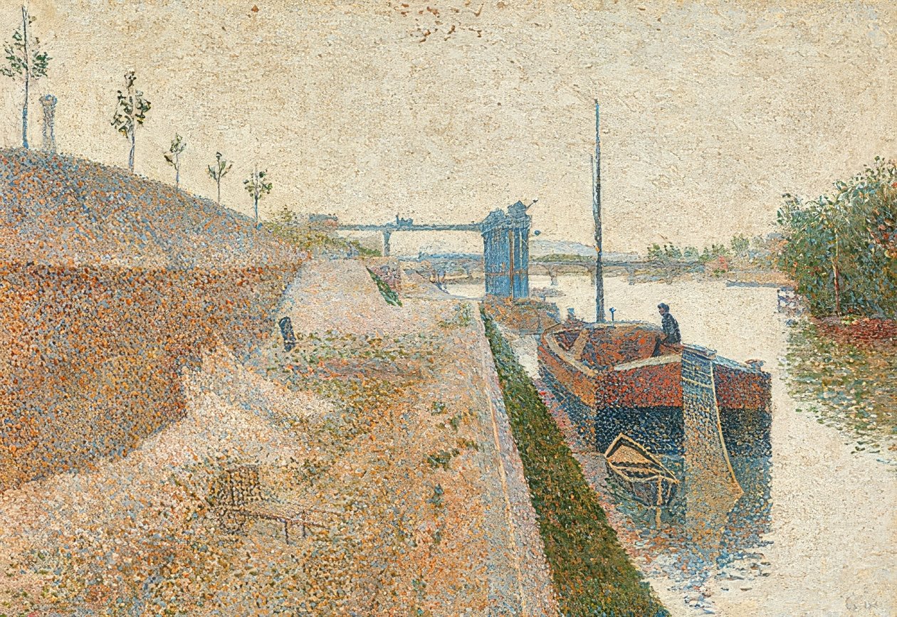 Quai de Clichy. 1887 by Paul Signac