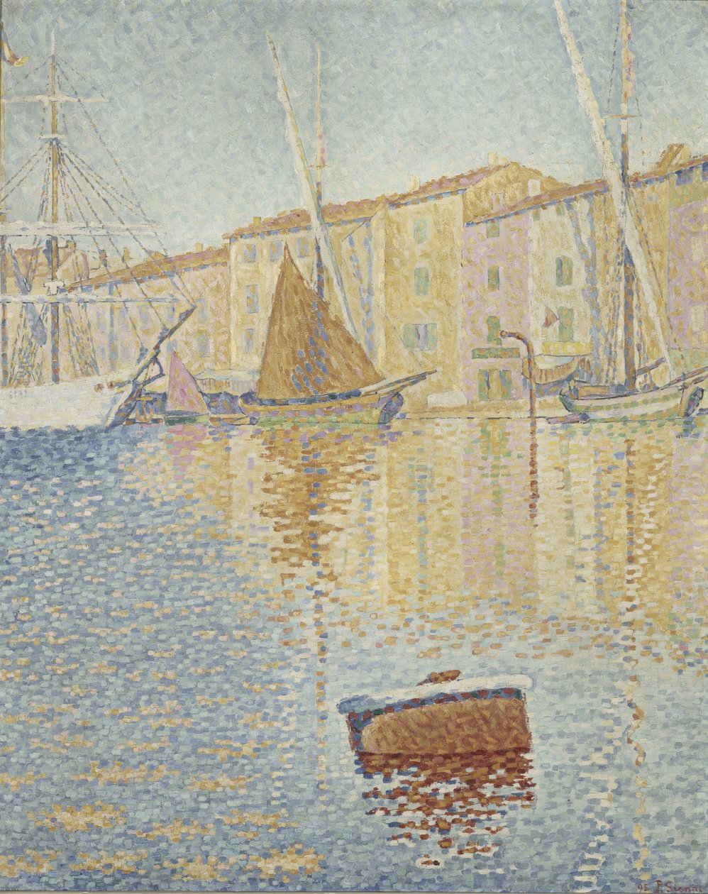 kırmızı şamandıra kırmızı şamandıra by Paul Signac