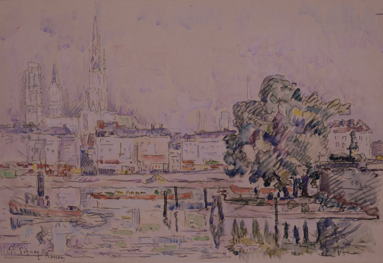 Rouen by Paul Signac