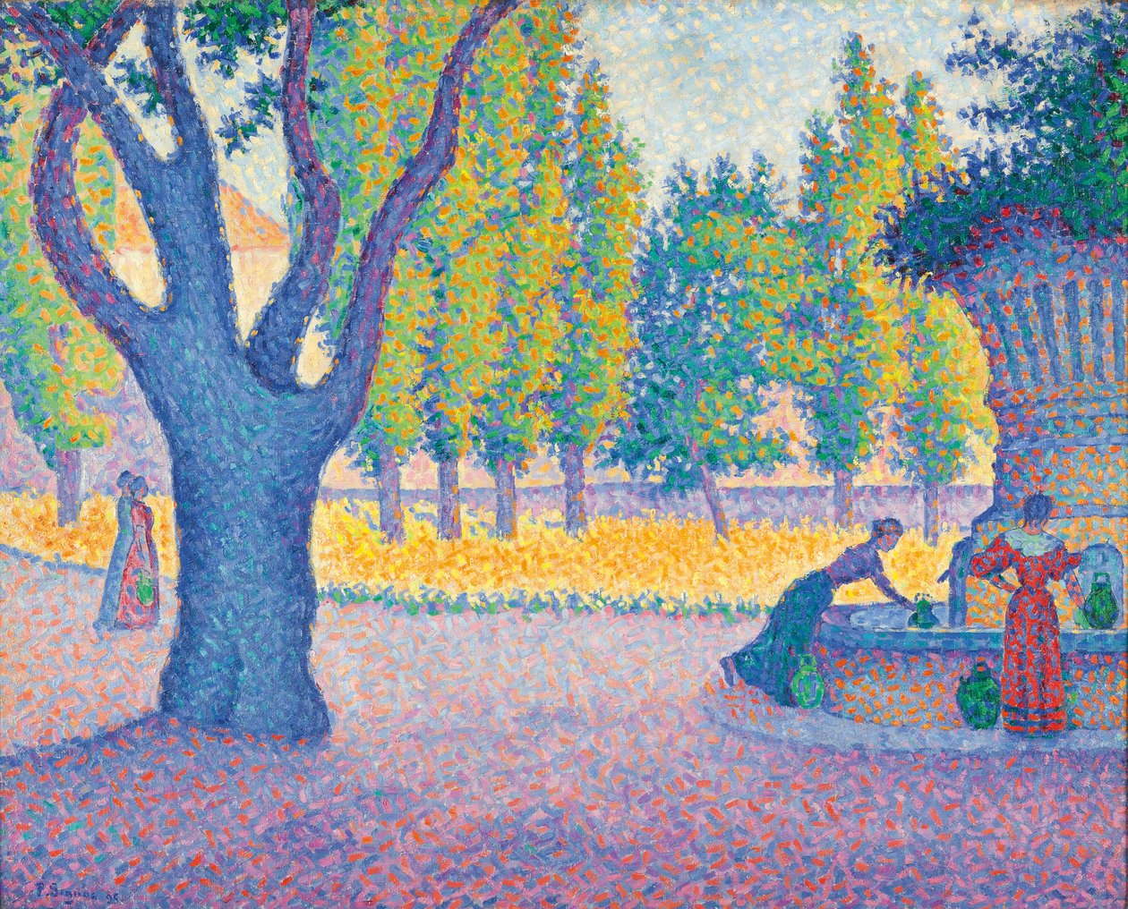 Saint-Tropez, Fontaine des Lices by Paul Signac