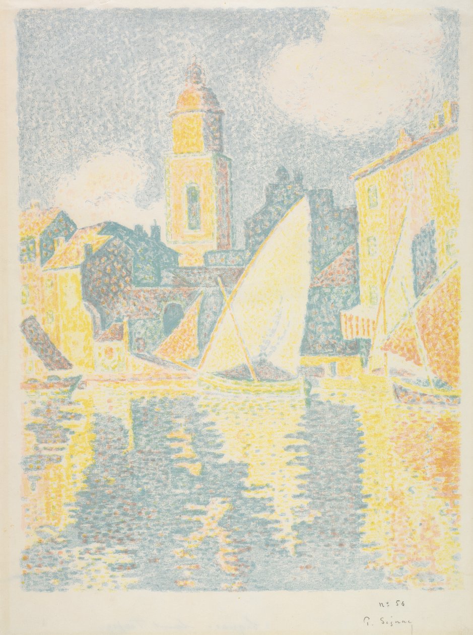 Saint-Tropez: Liman by Paul Signac