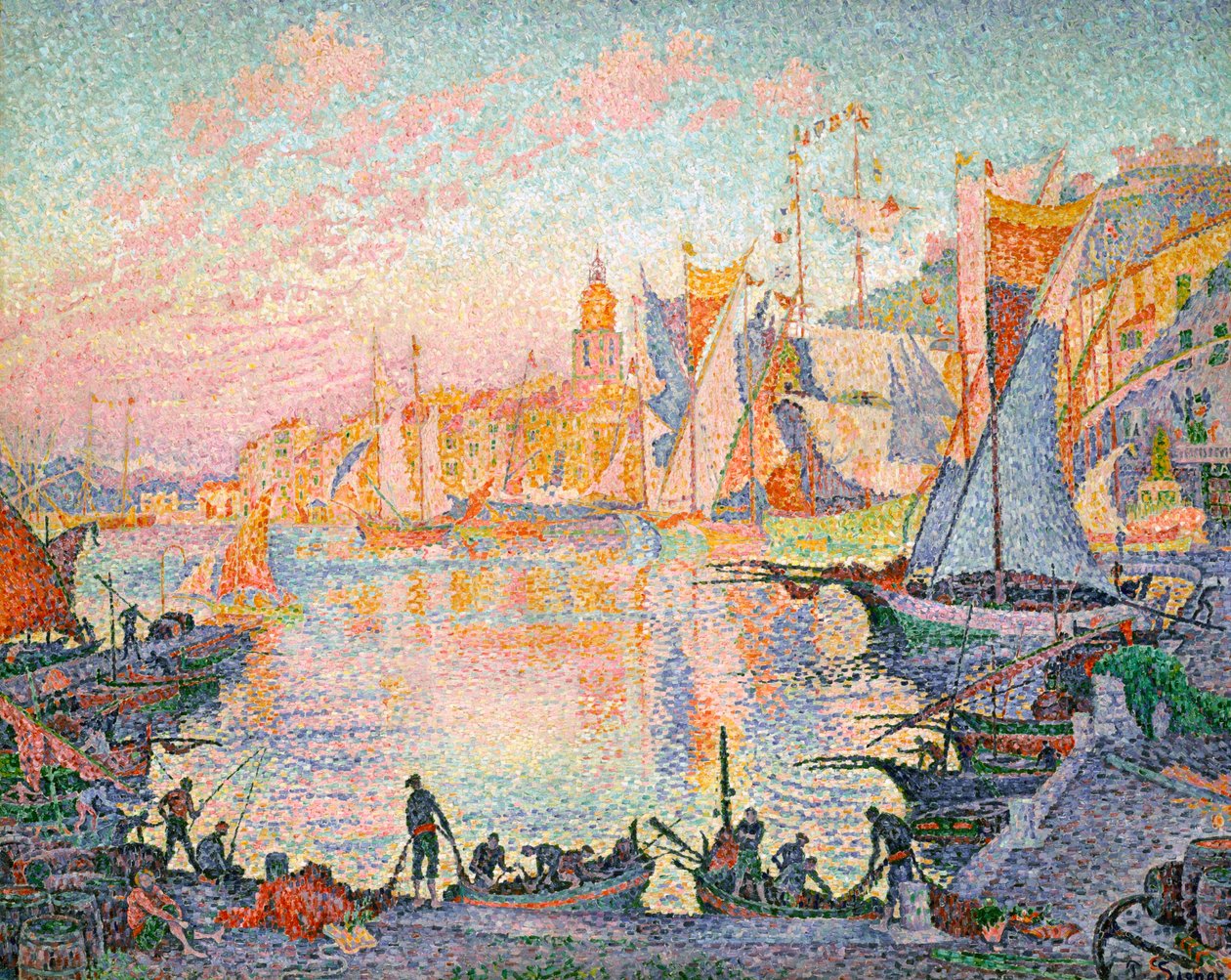 Saint-Tropez Limanı, 1901-1902 by Paul Signac