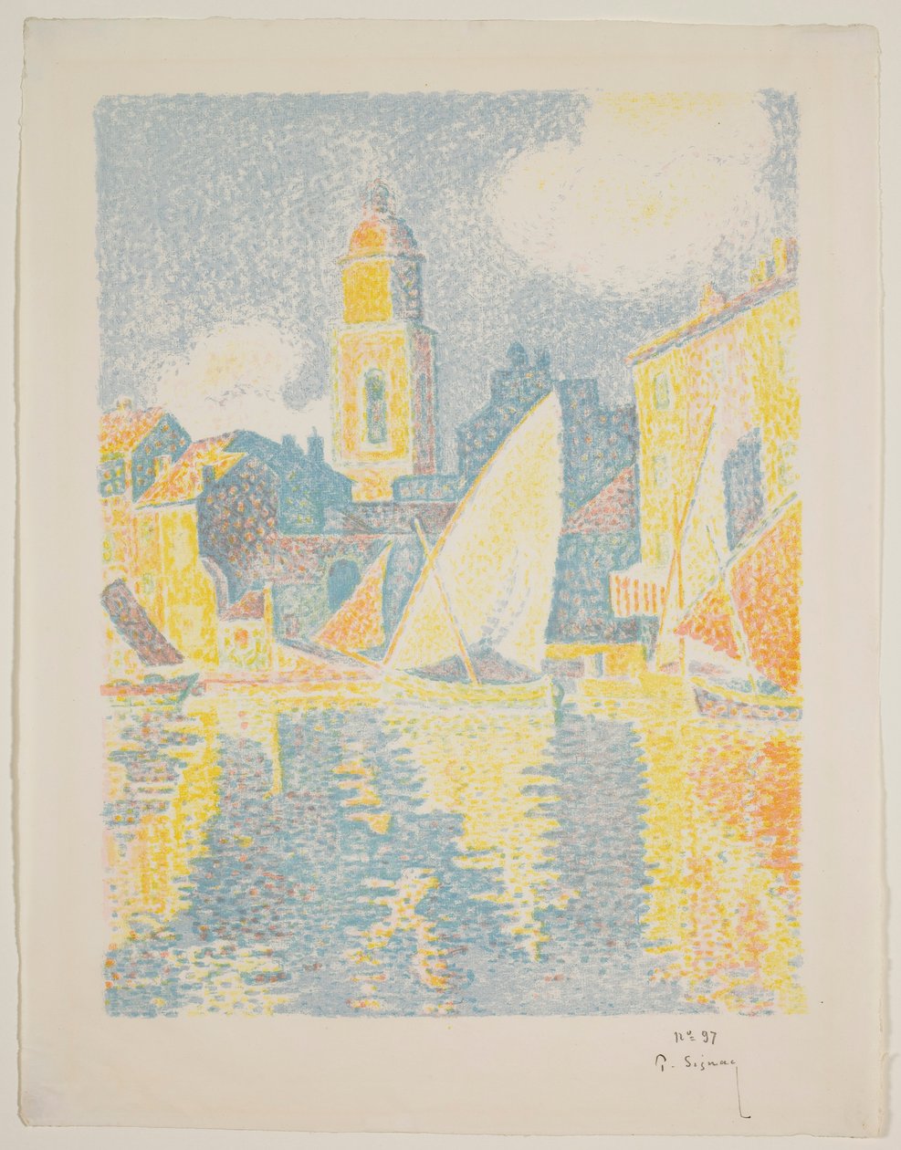 St. Tropez Limanı by Paul Signac