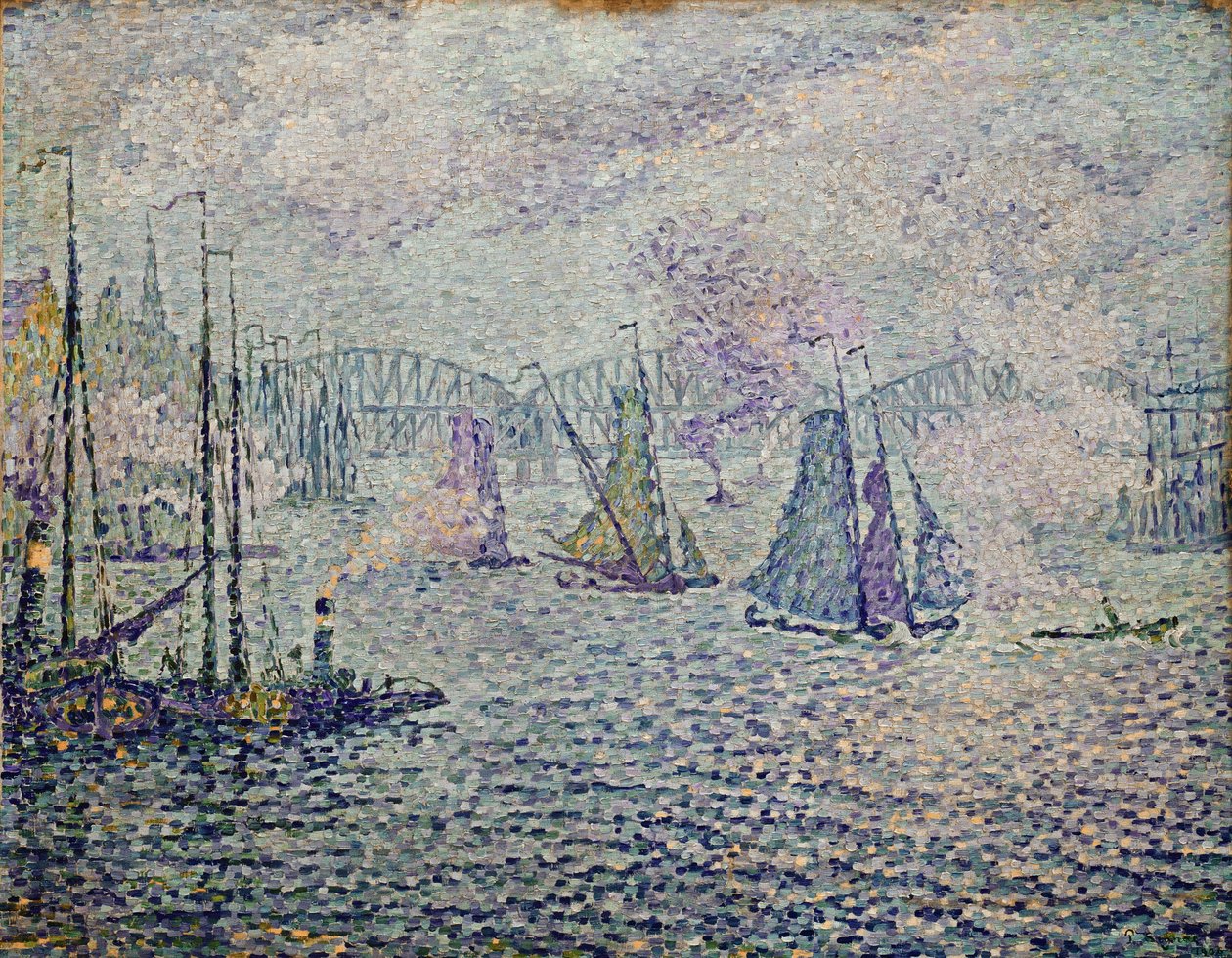 Rotterdam limanı by Paul Signac