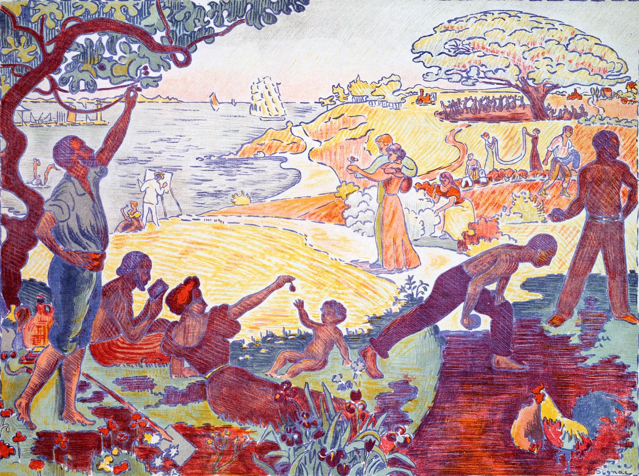 Uyum Zamanı, 1895-96 by Paul Signac
