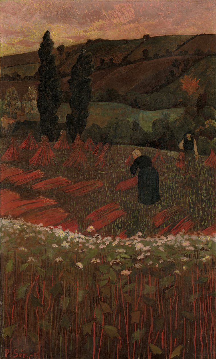 Karabuğday Hasadı, 1899. by Paul Sérusier