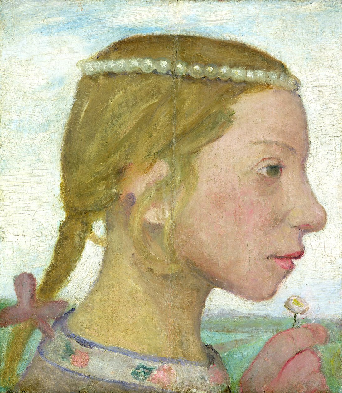 genç bir kız by Paula Modersohn Becker