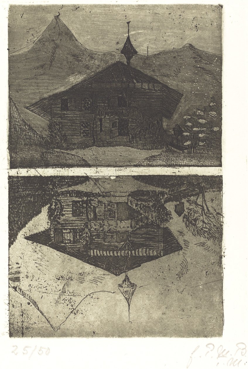 Dağ evi by Paula Modersohn Becker