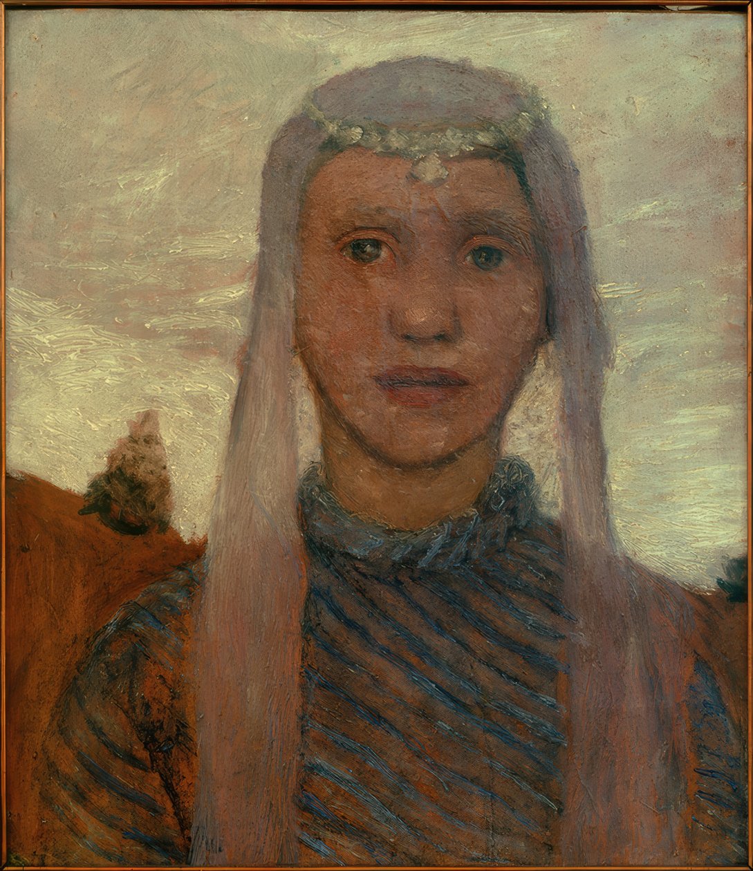 peçeli kız by Paula Modersohn Becker