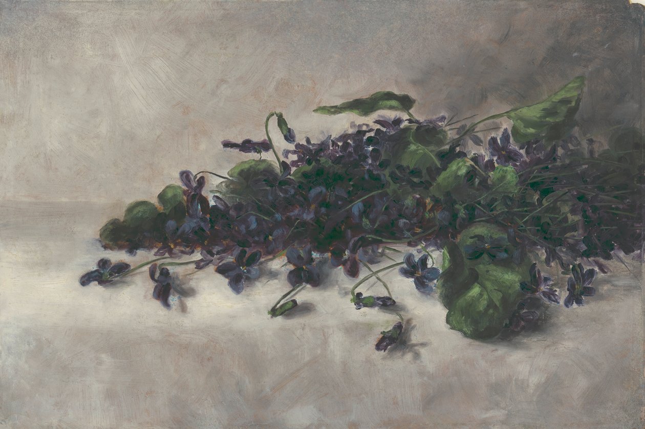Menekşeler, ca. 1890. by Pauline Powell Burns