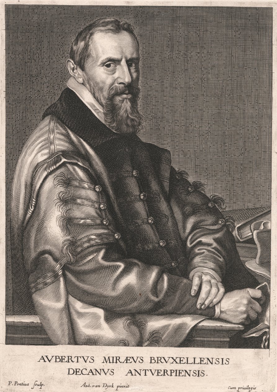 Brüksel Aubertus Mireus, Antwerp Dekanı by Paulus Pontius