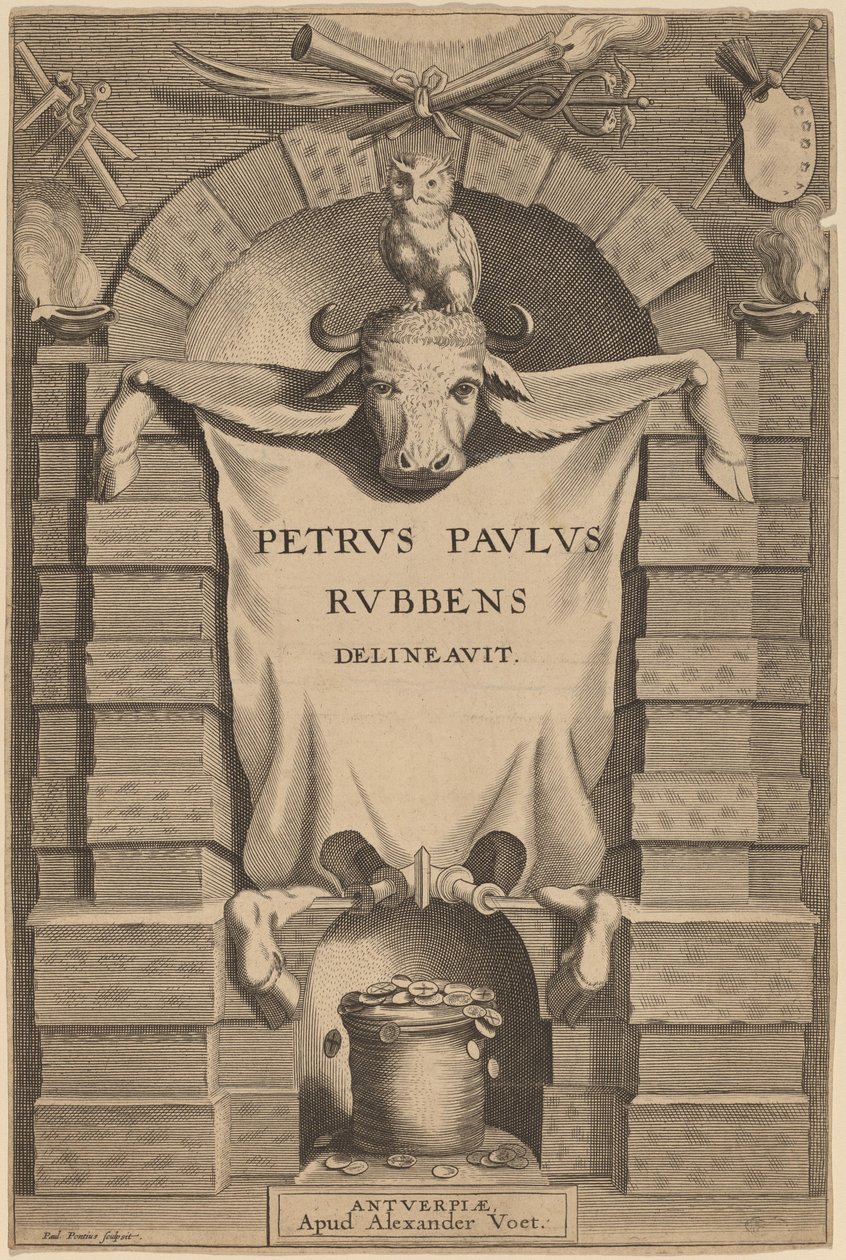 Baş sayfa by Paulus Pontius after Sir Peter Paul Rubens