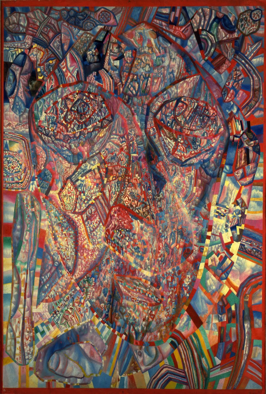 Yaşayan Bir Kafa, 1923 by Pavel Nikolayevich Filonov