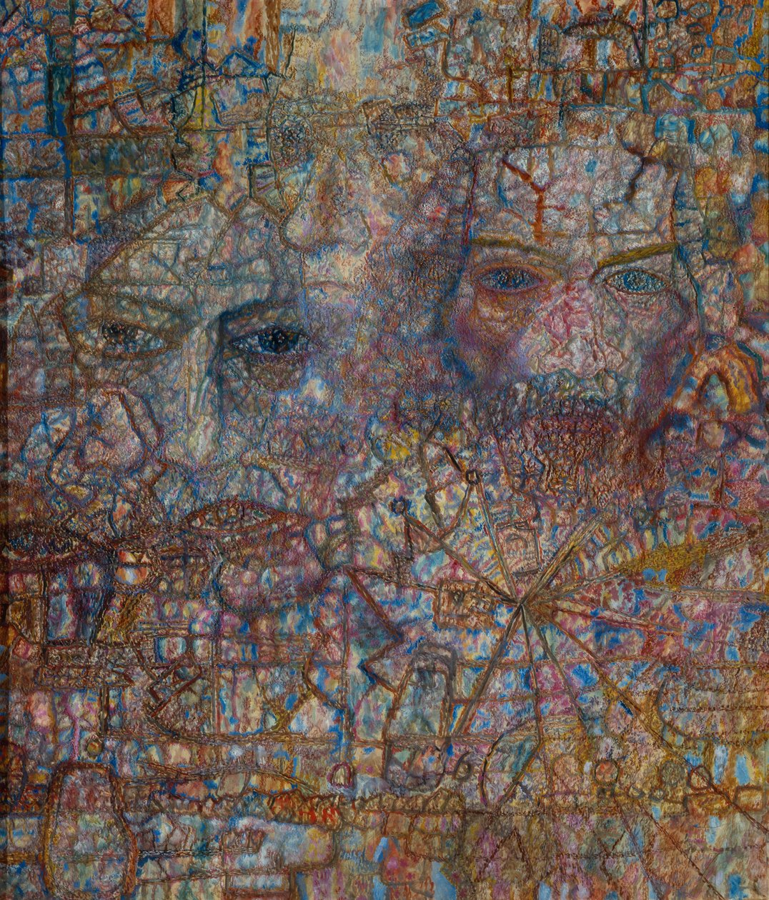 Yüzler, 1940 by Pavel Nikolayevich Filonov