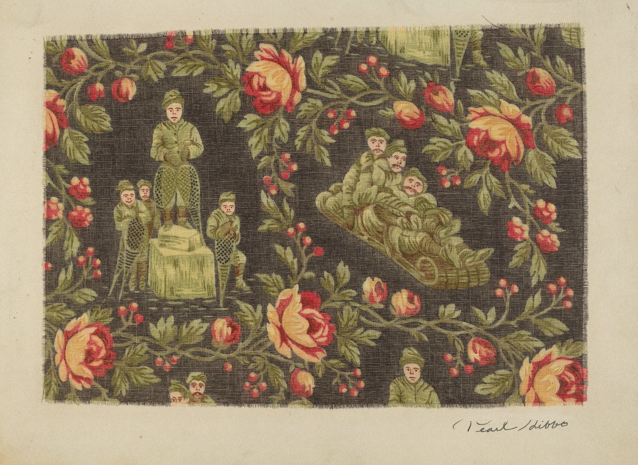 Baskılı Pamuklu (Kış Sporları) by Pearl Gibbo
